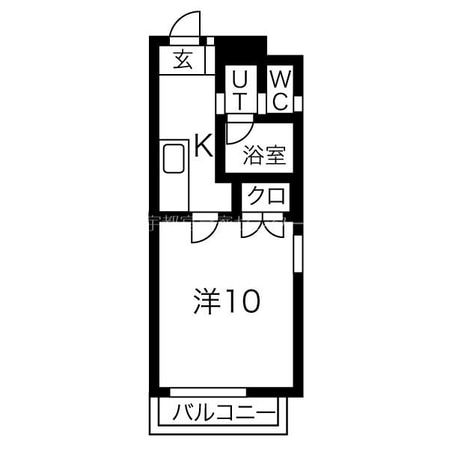 南大通りパークハイツの物件間取画像